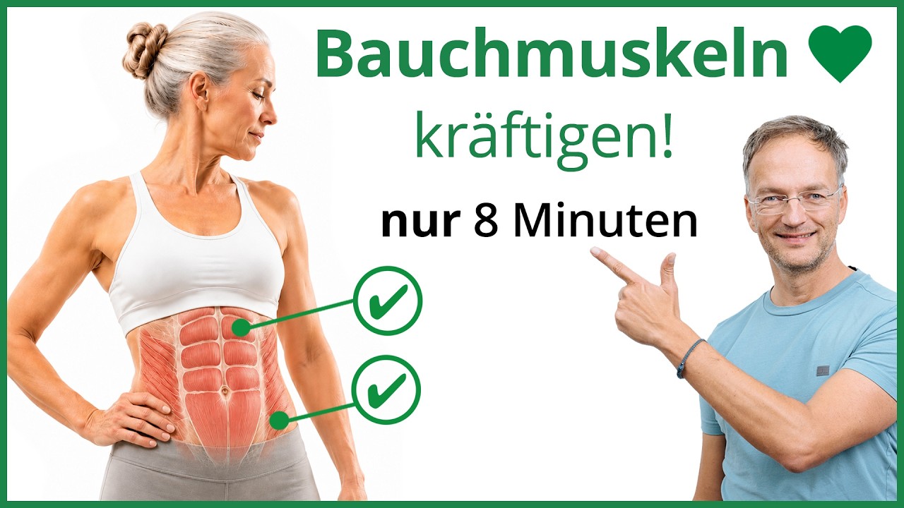 bauchmuskeln kräftigen 8 minuten Club